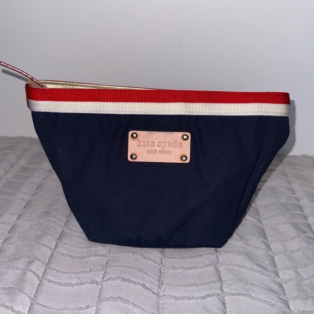 Kate Spade Navy Striped Cosmetic
Travel Bag